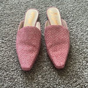 Sam Edelman pink mules size 9